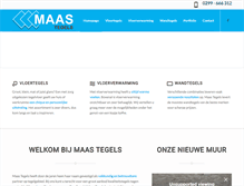 Tablet Screenshot of maastegels.nl